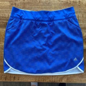 Blue Adidas athletic skort